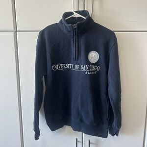 Gear for Sports University of San Diego Alumni Quarter Zip Sweatshirt Navy Small
